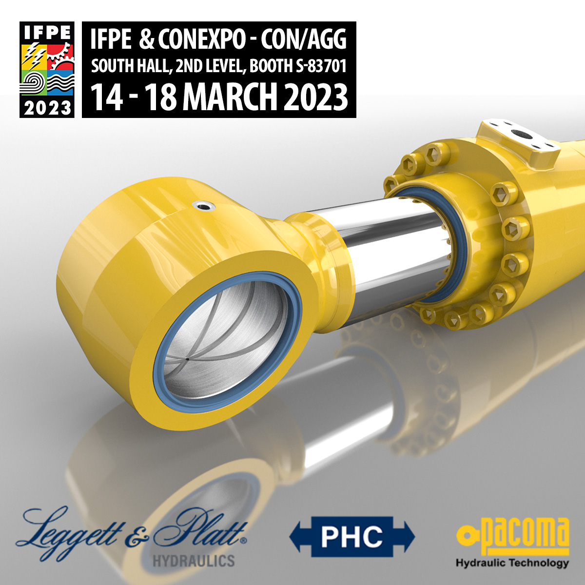 Leggett & Platt Hydraulics at the CONEXPOCON/AGG IFPE 2023, Las