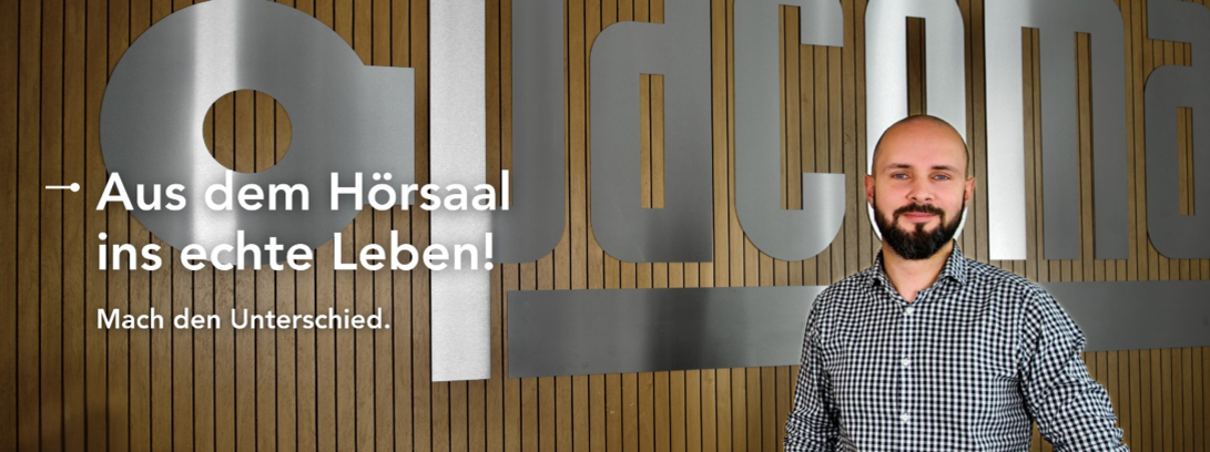 Werkstudent der Firma Pacoma Bild eines Werkstudenten der Firma Pacoma