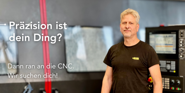 CNC-Maschinenbediener Pacoma Bild eines CNC-Maschinenbedieners der Firma Pacoma