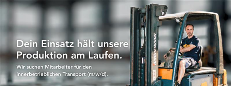 Bild eines Transportmitarbeiters der Firma Pacoma